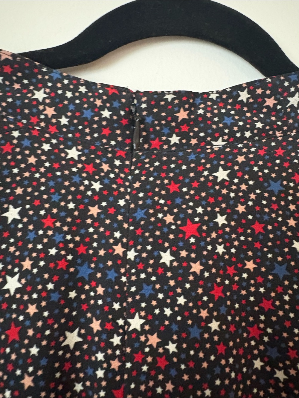 Madewell Balsam 100% Silk Tie-Neck Dress in Starry Night Size 6 - Picture 11 of 12